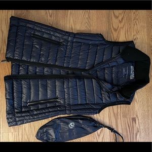 Michael Michael Kors navy packable down vest